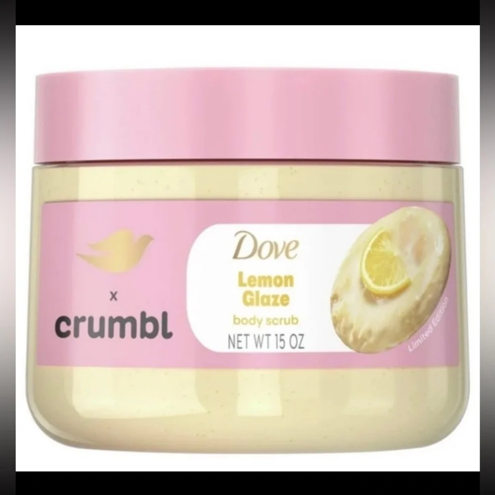 Limited Edition Dove X Crumbl Lemon 🍋 Glaze Exfoliating Body Scrub